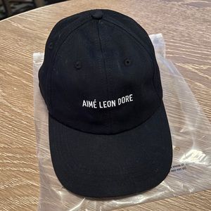 Aime Leon Dore ALD Black Cotton logo hat